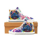 Pug flower Vancouver H Women's Canvas Shoes