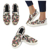 Pugs of spring floral Women's Slip-on Canvas Shoes