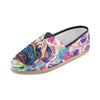 Pug flower Art  Women's Casual Shoes