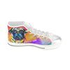 Pug WaterColor Women's Classic High Top Canvas Shoes