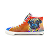 Pug Watercolor Vancouver H Men's Canvas Shoes