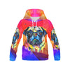 Pug watercolor All Over Print Hoodie for Men