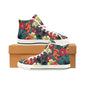 pug flower Vancouver H Men's Canvas Shoes