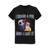I Kissed a pug Sunny Women's T-shirt