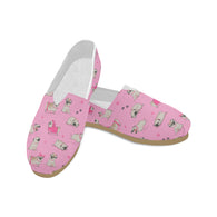 Pink pug Women's Casual Shoes