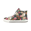 Pugs of spring floral Vancouver H Men's Canvas Shoes