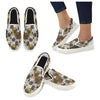 Pugs vintage Women's Slip-on Canvas Shoes