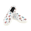 Pug cute Women's Slip-on Canvas Shoes
