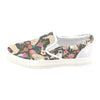 Pugs of spring floral Men's Slip-on Canvas Shoes