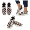 Pug cartoon Women's Slip-on Canvas Shoes