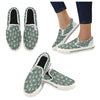 Green Pug Women's Slip-on Canvas Shoes