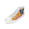 Pug Water Color Men’s Classic High Top Canvas Shoes