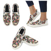 Pugs of spring floral Men's Slip-on Canvas Shoes