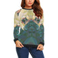 Triangle Pug Crewneck Sweatshirt for Women