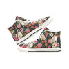 Pugs of spring floral Vancouver H Women's Canvas Shoes