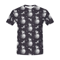 Pug space-01 All Over Print T-Shirt for Men (USA Size)